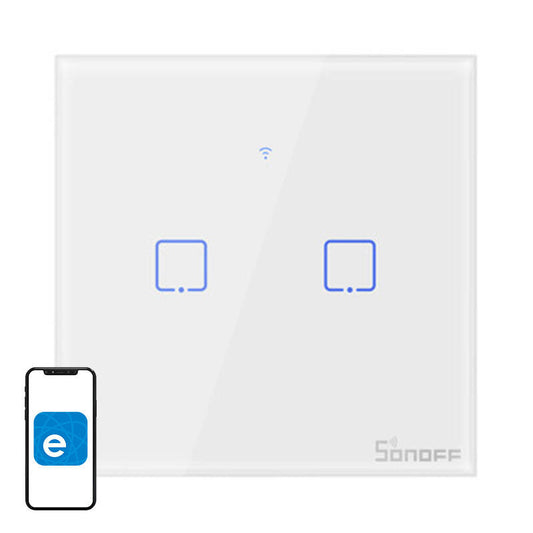 Smart Switch WiFi + RF 433 Sonoff T1 EU TX (2-channel)_0
