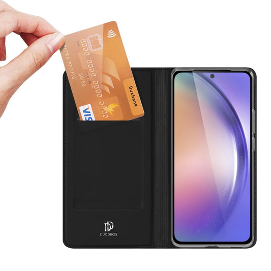 Dux Ducis Skin Pro case with flap and card slot for Samsung Galaxy A55 5G - black_0