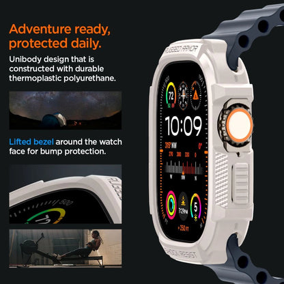 Spigen Rugged Armor Case for Apple Watch Ultra 1 / 2 (49mm) - Beige_12