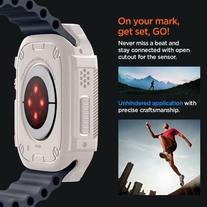 Spigen Rugged Armor Case for Apple Watch Ultra 1 / 2 (49mm) - Beige_13
