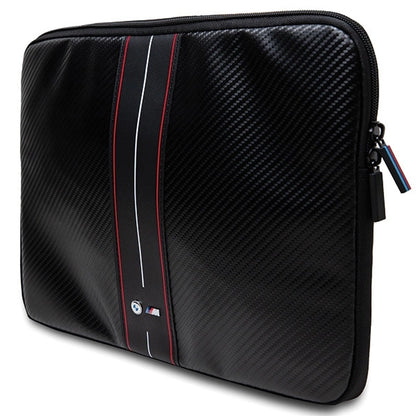 BMW Carbon &amp; Red Stripe sleeve for a 14&quot; laptop - black_0