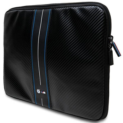 BMW Carbon &amp; Blue Stripe sleeve for a 16&quot; laptop - black_1