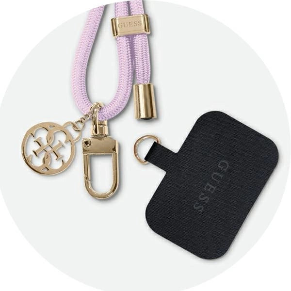 Guess CBDY Cord phone strap - lilac_2