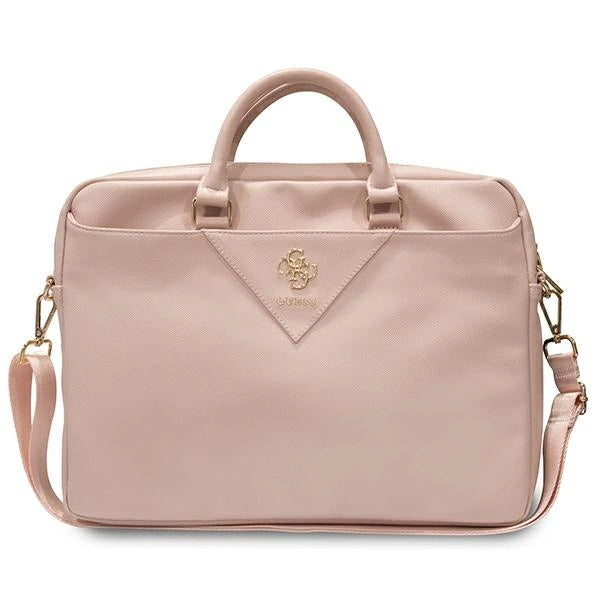 Guess Triangle 4G bag for a 16" laptop - pink_0