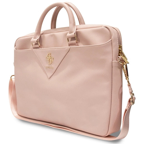 Guess Triangle 4G bag for a 16" laptop - pink_1