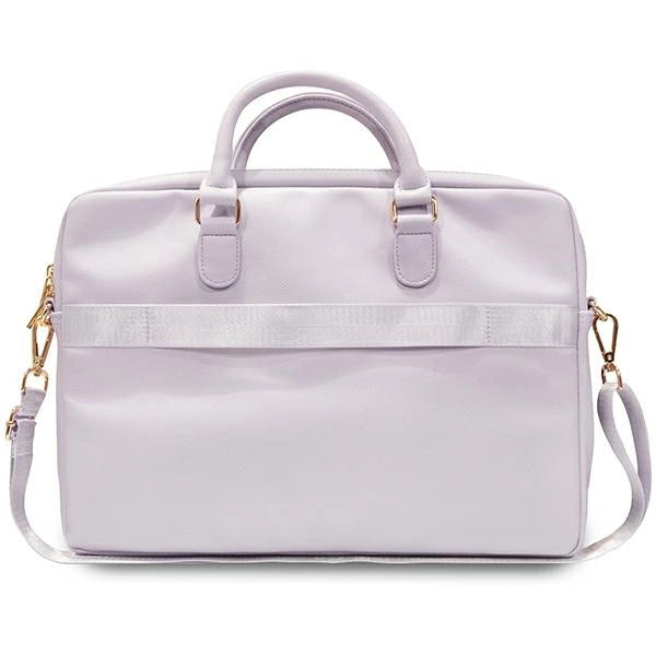 Guess Triangle 4G bag for a 16" laptop - purple_2
