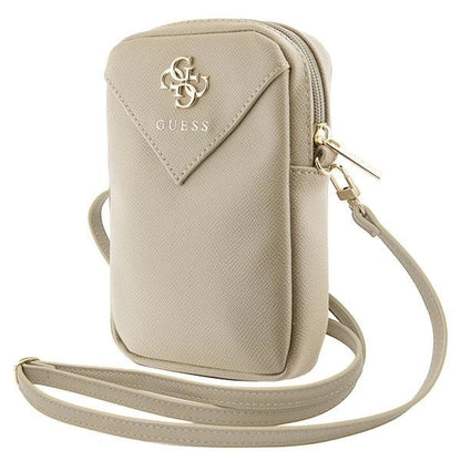 Guess Zip Triangle 4G phone bag - gold_0