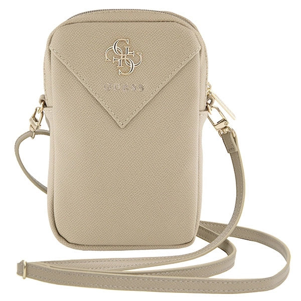 Guess Zip Triangle 4G phone bag - gold_1
