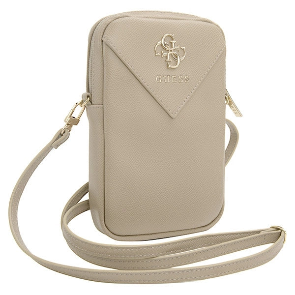 Guess Zip Triangle 4G phone bag - gold_2