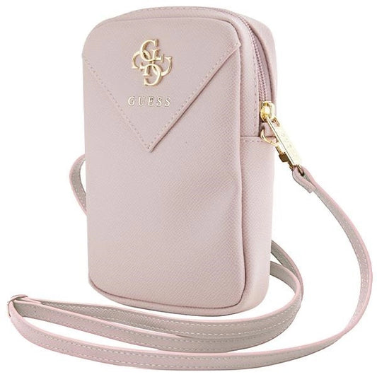 Guess Zip Triangle 4G bag - pink_0