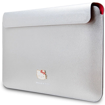 Hello Kitty PU Metal Logo case for a 14" laptop - silver_1