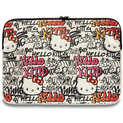 Hello Kitty PU Metal Logo case for a 14" laptop - beige_0