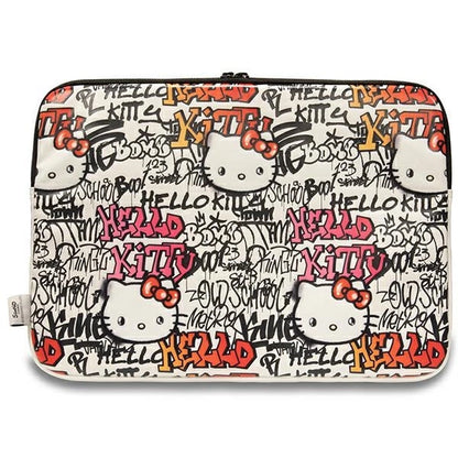 Hello Kitty PU Metal Logo case for a 14" laptop - beige_2