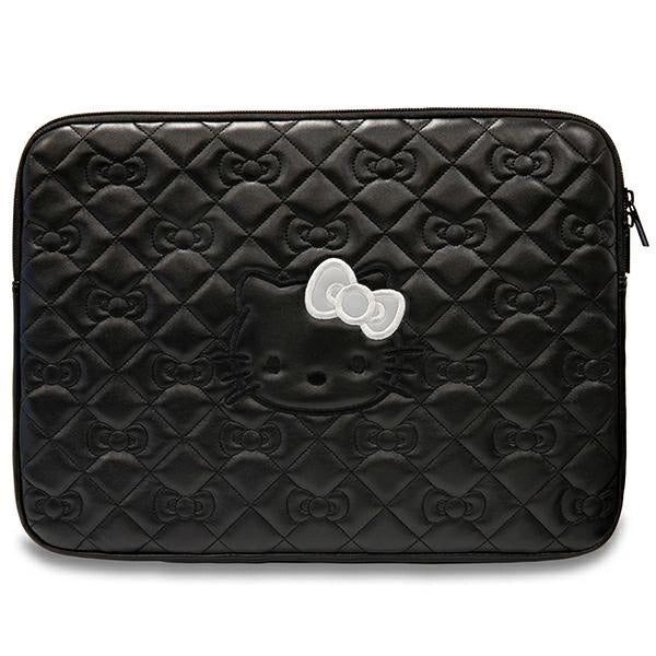 Hello Kitty Zip PU Quilted Bows case for a 14" laptop - black_0