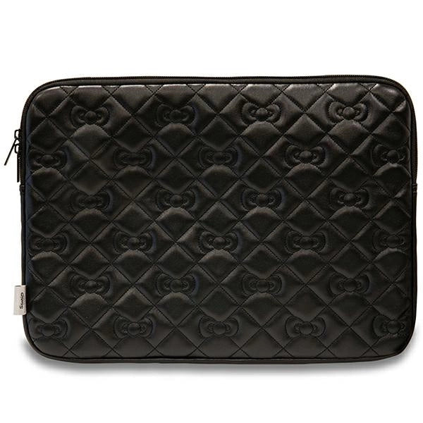 Hello Kitty Zip PU Quilted Bows case for a 14" laptop - black_2