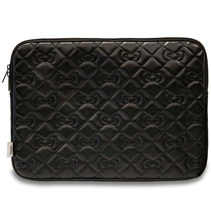 Hello Kitty Zip PU Quilted Bows case for a 14" laptop - black_2