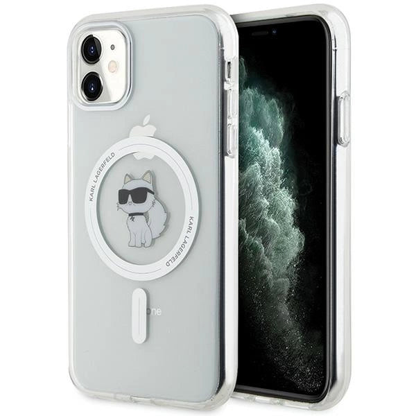 Karl Lagerfeld IML Choupette MagSafe case for iPhone 11 / Xr - transparent_0