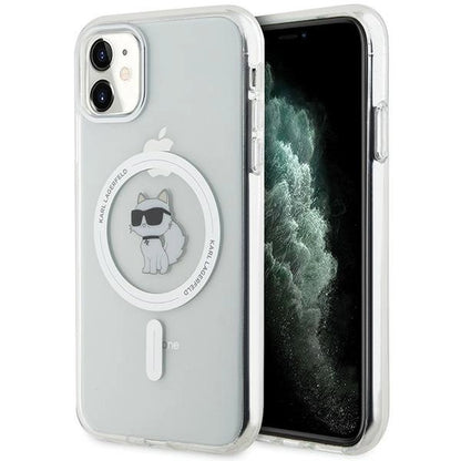 Karl Lagerfeld IML Choupette MagSafe case for iPhone 11 / Xr - transparent_0