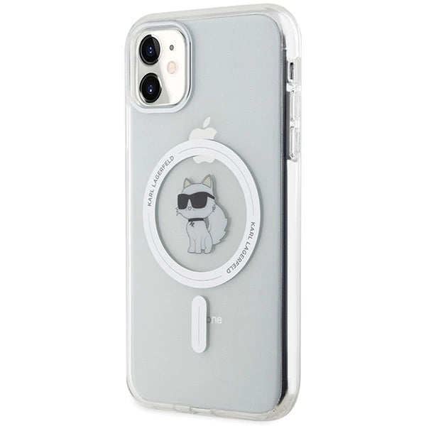 Karl Lagerfeld IML Choupette MagSafe case for iPhone 11 / Xr - transparent_1
