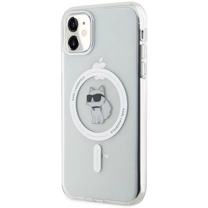 Karl Lagerfeld IML Choupette MagSafe case for iPhone 11 / Xr - transparent_1