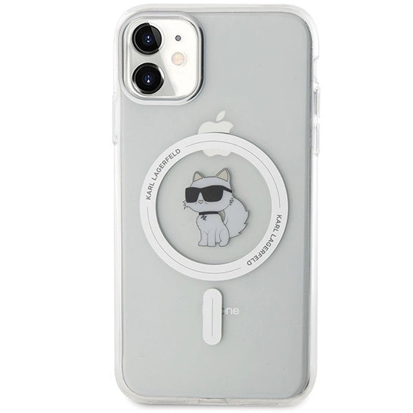 Karl Lagerfeld IML Choupette MagSafe case for iPhone 11 / Xr - transparent_2