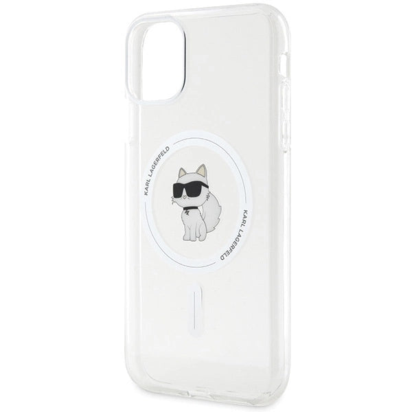 Karl Lagerfeld IML Choupette MagSafe case for iPhone 11 / Xr - transparent_5