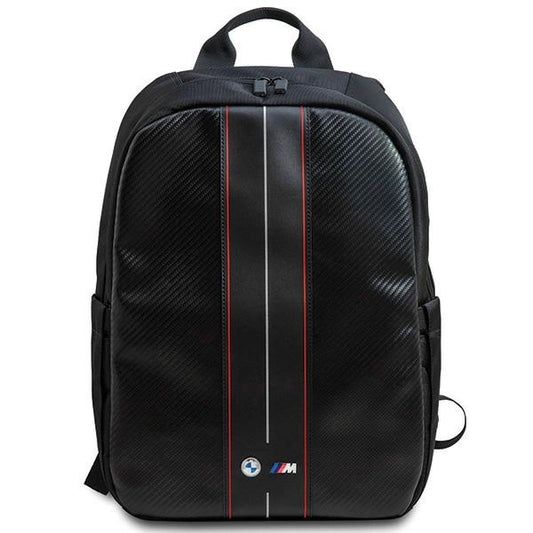 BMW Carbon &amp; Red Stripe backpack for a 16&quot; laptop - black_0