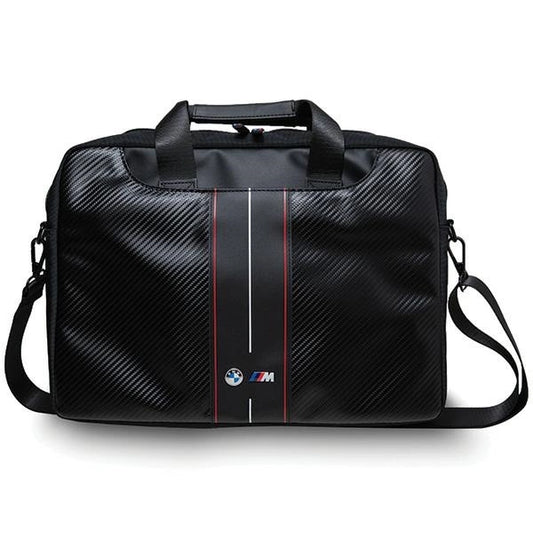 BMW Carbon &amp; Red Stripes bag for a 16&quot; laptop - black_0