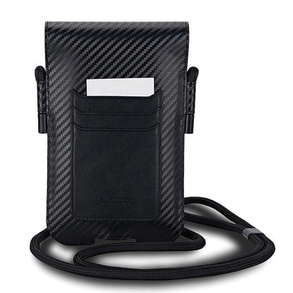 BMW Carbon &amp; Red Stripe phone bag - black_2