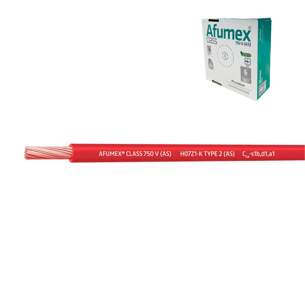 Cabo h07z1-k(as) 1,5 mmÂ² vermelho euro/m_0