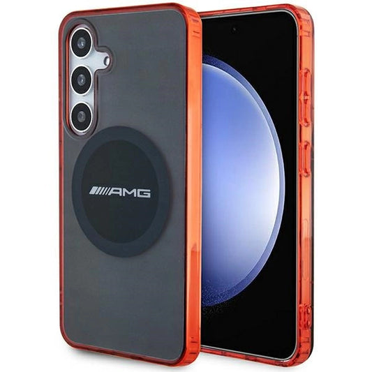 AMG Transparent Bicolor MagSafe case for Samsung Galaxy S24 - black_0