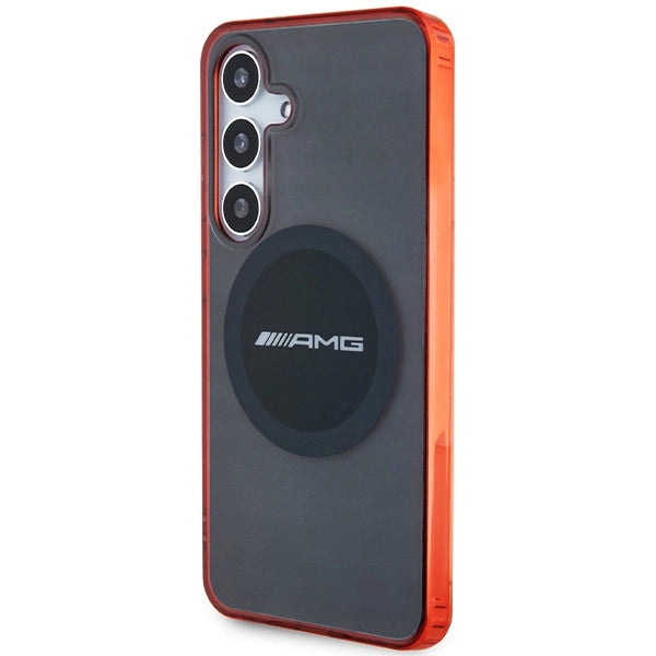 AMG Transparent Bicolor MagSafe case for Samsung Galaxy S24 - black_1