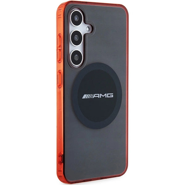 AMG Transparent Bicolor MagSafe case for Samsung Galaxy S24 - black_3