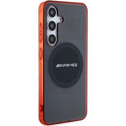 AMG Transparent Bicolor MagSafe case for Samsung Galaxy S24 - black_3