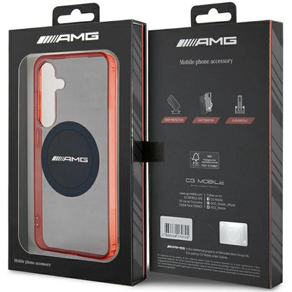 AMG Transparent Bicolor MagSafe case for Samsung Galaxy S24 - black_7