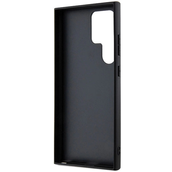 Ferrari Carbon Stitched Bottom case for Samsung Galaxy S24 Ultra - black_6