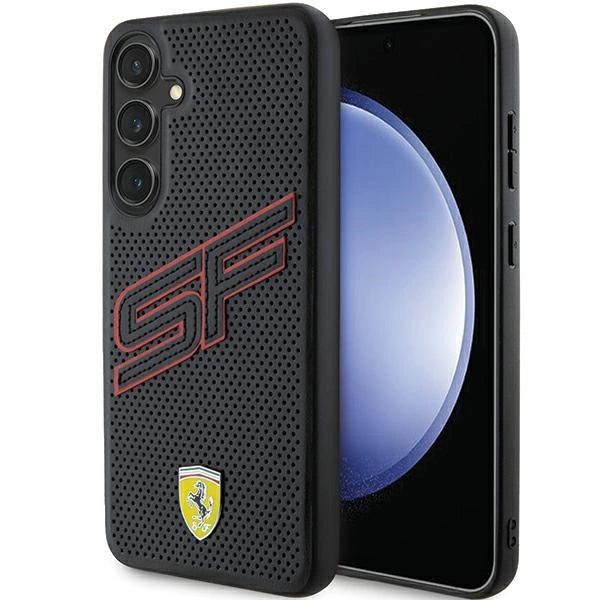 Ferrari Big SF Perforated case for Samsung Galaxy S24+ - black_0
