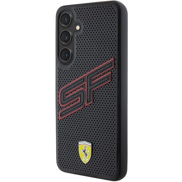 Ferrari Big SF Perforated case for Samsung Galaxy S24+ - black_1