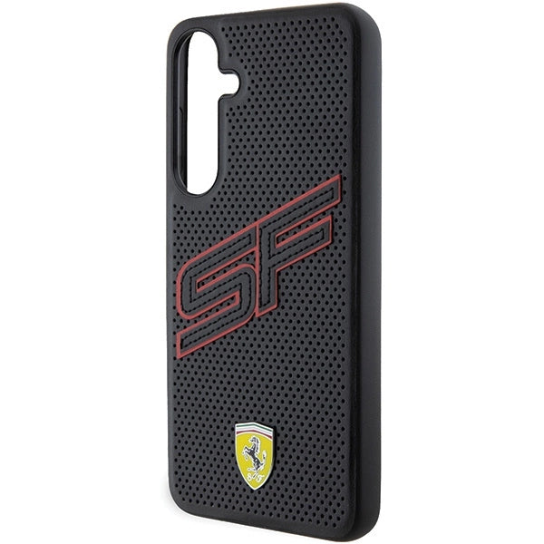 Ferrari Big SF Perforated case for Samsung Galaxy S24+ - black_5