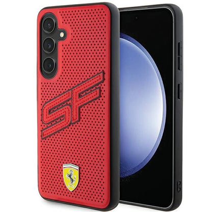 Ferrari Big SF Perforated case for Samsung Galaxy S24+ - red_0