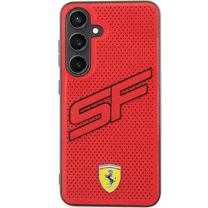 Ferrari Big SF Perforated case for Samsung Galaxy S24+ - red_2