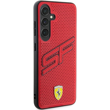 Ferrari Big SF Perforated case for Samsung Galaxy S24+ - red_3