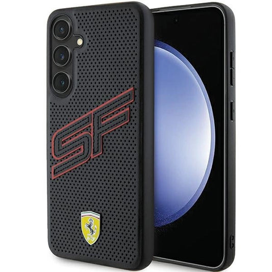 Ferrari Big SF Perforated case for Samsung Galaxy S24 - black_0