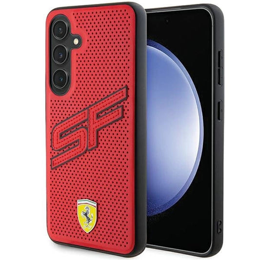 Ferrari Big SF Perforated case for Samsung Galaxy S24 - red_0