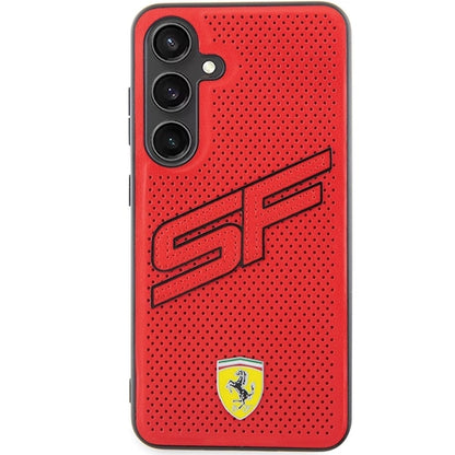 Ferrari Big SF Perforated case for Samsung Galaxy S24 - red_2