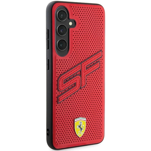 Ferrari Big SF Perforated case for Samsung Galaxy S24 - red_3