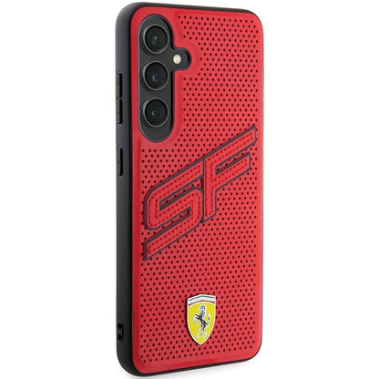 Ferrari Big SF Perforated case for Samsung Galaxy S24 - red_3