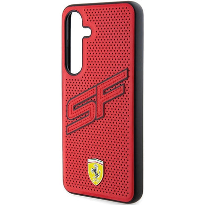 Ferrari Big SF Perforated case for Samsung Galaxy S24 - red_5