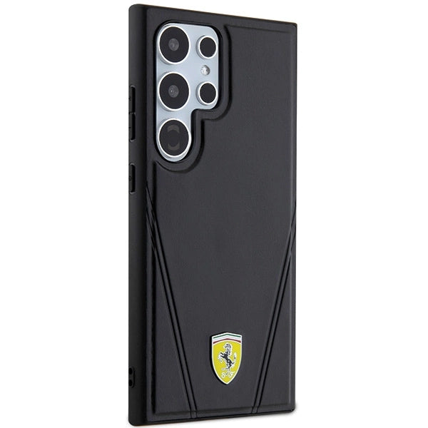 Ferrari Hot Stamp V Lines MagSafe case for Samsung Galaxy S24 Ultra - black_3