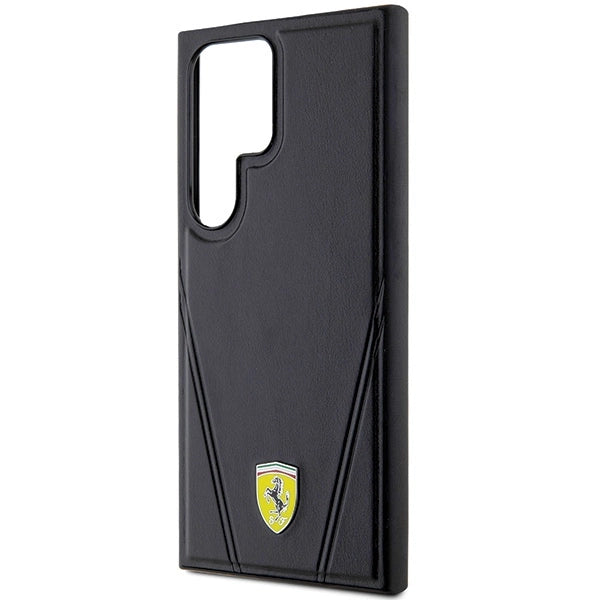Ferrari Hot Stamp V Lines MagSafe case for Samsung Galaxy S24 Ultra - black_5